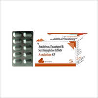 Aceclofenac, Paracetamol and Serratipeptidase Tablet