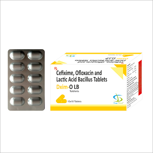 Cefixime, Ofloxacin And Lactic Acid Bacillus Tablet Recommended For: As Per Doctor Recommendation