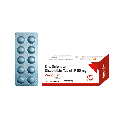 50mg Zinc Sulphate Dispersible Tablet