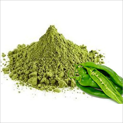 Natural Green Chilli Powder Grade: Food