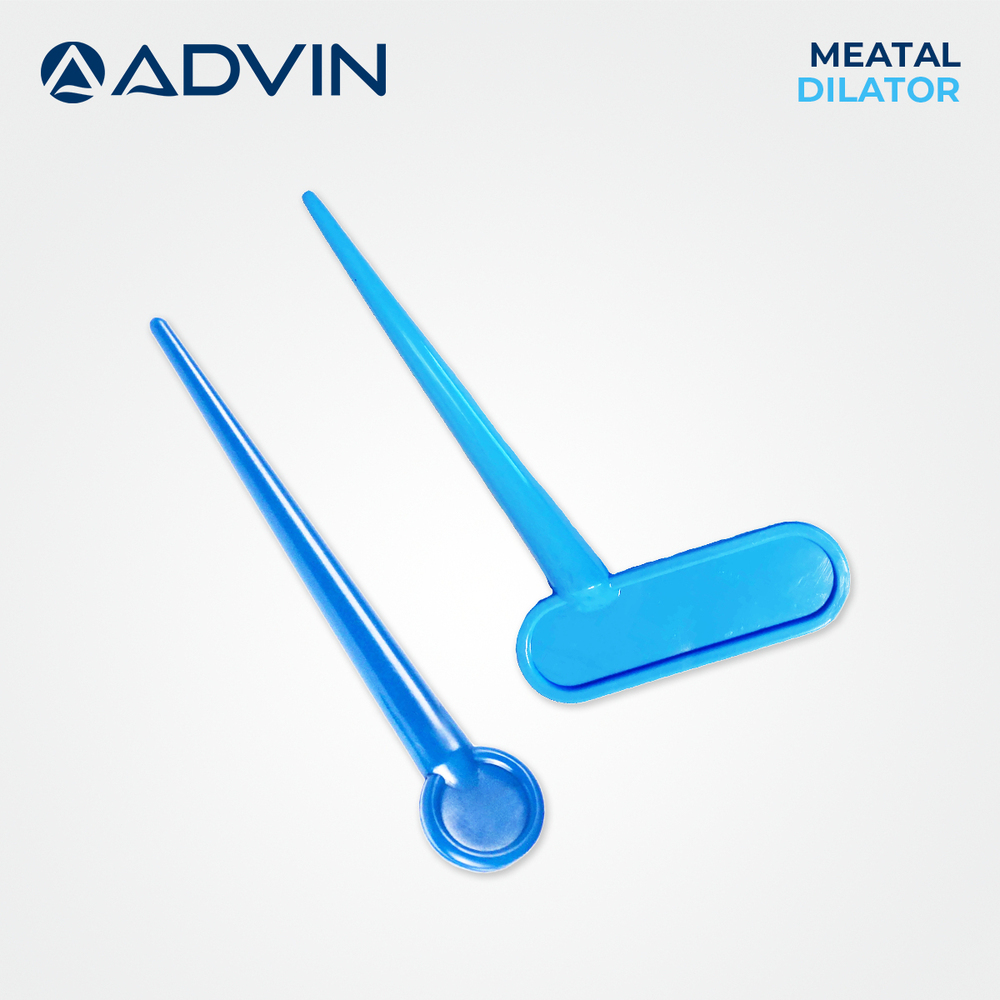 Meatal Dilator - Advanced Urology Instrument, Male & Female Designs | Smooth Surface, Atraumatic Design, Manual Operation, Portable Use