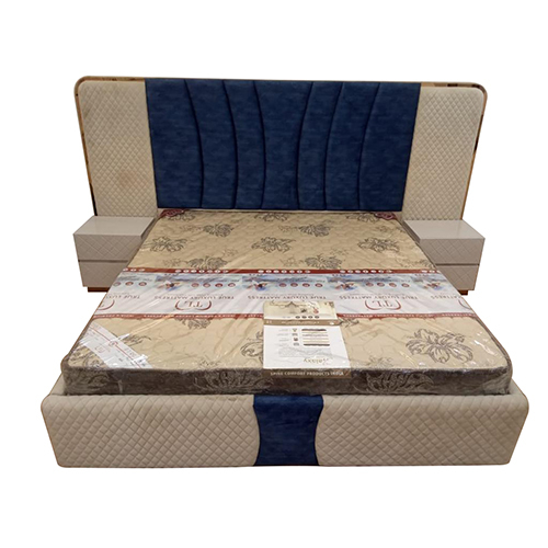 Upholstered Bed with PU Polish