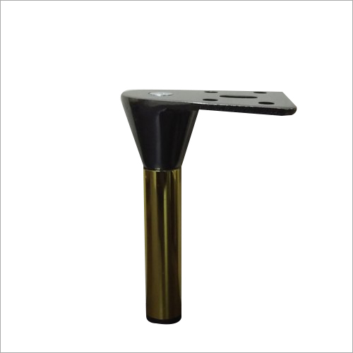 6 Inch Black Gold Sofa Leg