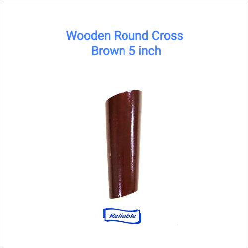 5 Inch Wooden Round Cross Sofa Leg