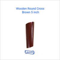 5 Inch Wooden Round Cross Sofa Leg
