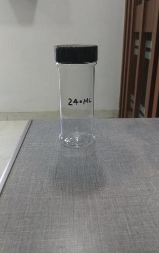 53 Mm Sprinkler Jar - Color: Black (Cap) And Transparent (Jar)