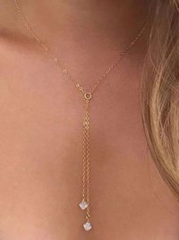 Stunning Gold Plated Pearl and Dripping Pendant Necklace