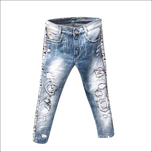 Different Color Available Mens Ripped Jeans