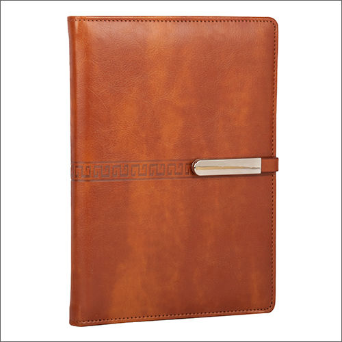 Premium Brown Leather Office Diary