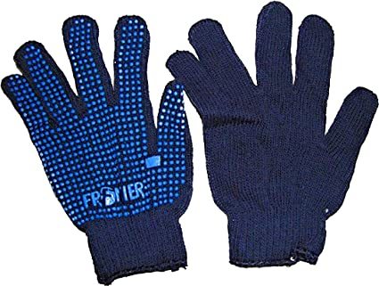 Cotton Cottan Krited 60 Mg Blu Pvc/S Doting Gloves
