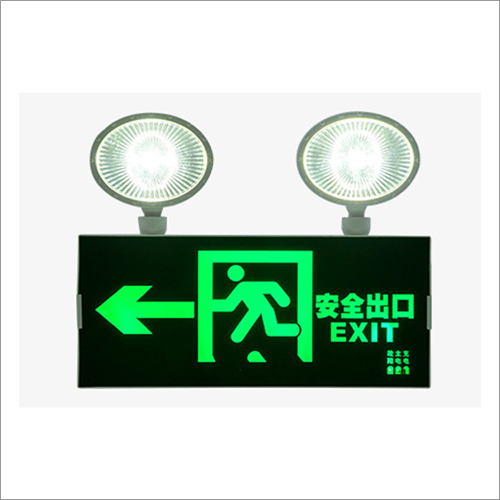 LED Emergency Exit Indicator - Metal & Plastic, Ultra-Bright LED, Low Power Consumption Under 5 Watts