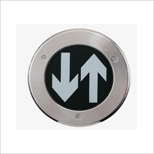 LED Ground Evacuation Indicator - Stainless Steel, 150mm Diameter, IP67 | Bright LEDs, Long Lifespan, Easy Install