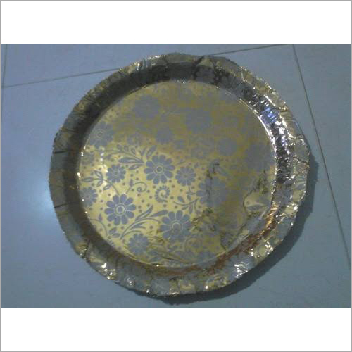 Golden Paper Plate Rawmatrial