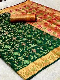 Jacquard silk saree