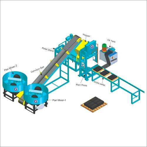 Semi Automatic Fly-Ash Bricks And Blocks Making Machine
