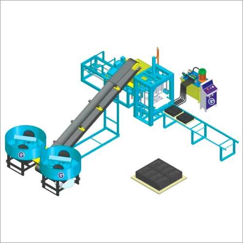 High Vibration Low Pressure Fully Auto Brick Making Machine