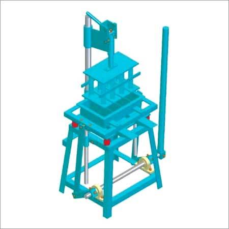 Manual Movable Concrete Block Making Machine