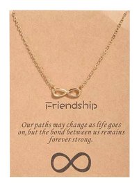 Gold Plated Infinite Pendant Necklace