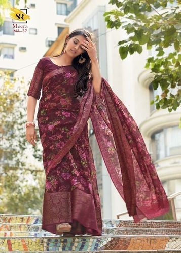 Semi-jute silk saree -VSJS-2150