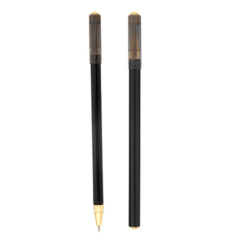 BLACK CROWN PLASTIC PEN