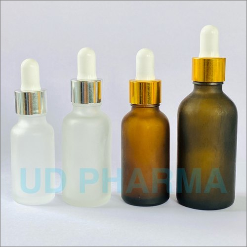 Frosted Glass Dropper Bottle