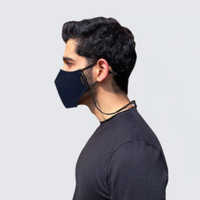 Navy Blue - Neck Loop Antiviral Face Mask