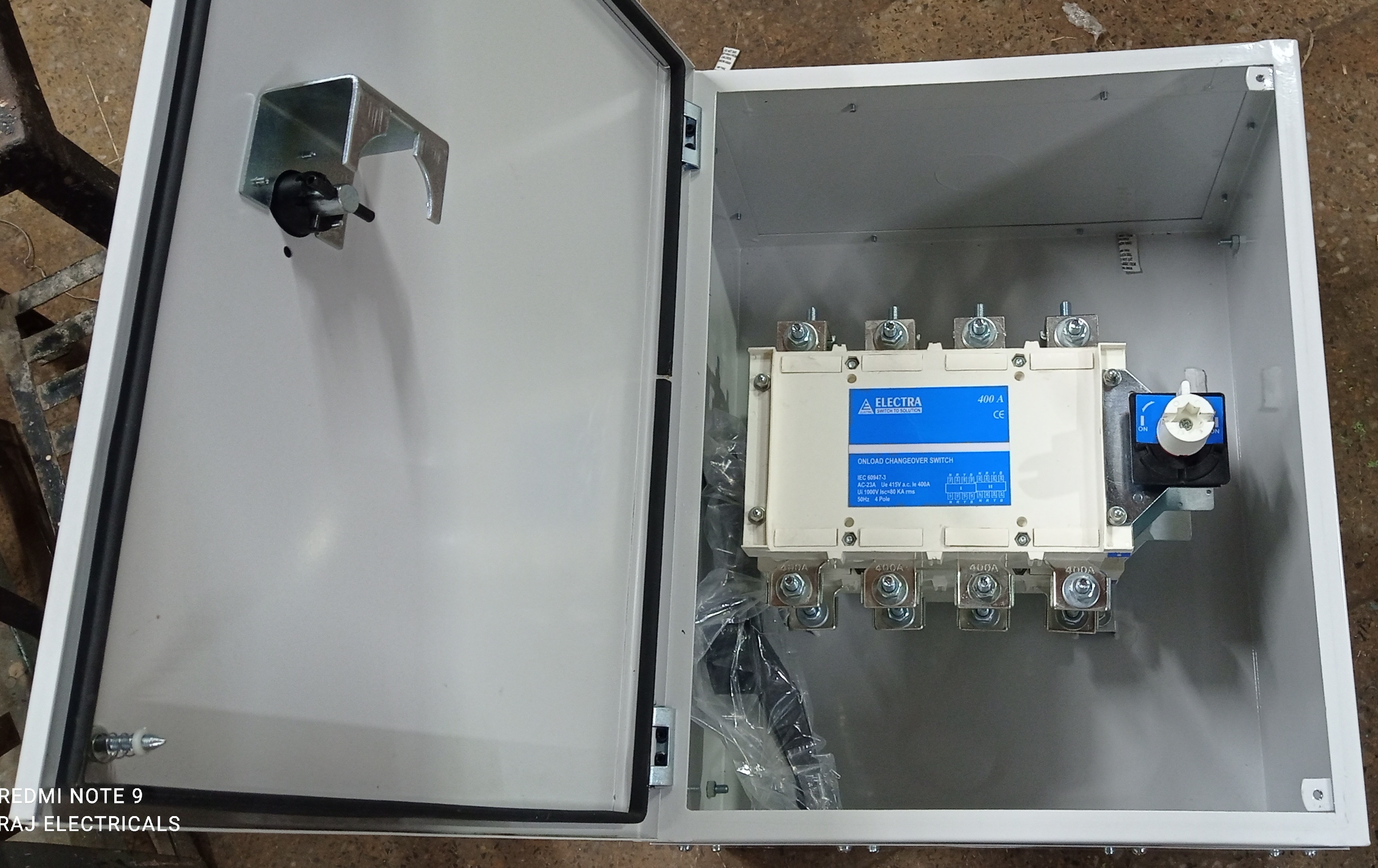 400 Amp 4 Pole Onload Changeover Switch