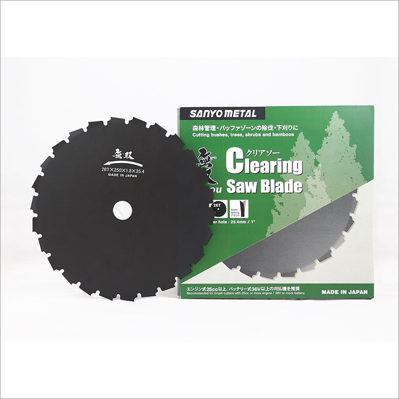 26T x 250 x 1.8 x 25.4 Clearing Saw Blade for Bush Cutting