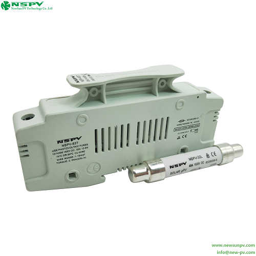 NSPV 1500VDC Solar Fuse Holder With High Breaking Capacity Convenient Operation