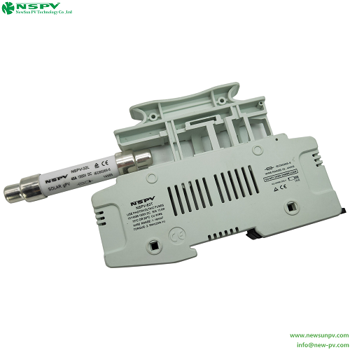 NSPV 1500VDC Solar Fuse Holder With High Breaking Capacity Convenient Operation