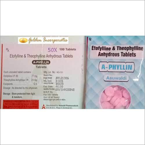 Etofylline And Theophylline Anhydrous Tablets