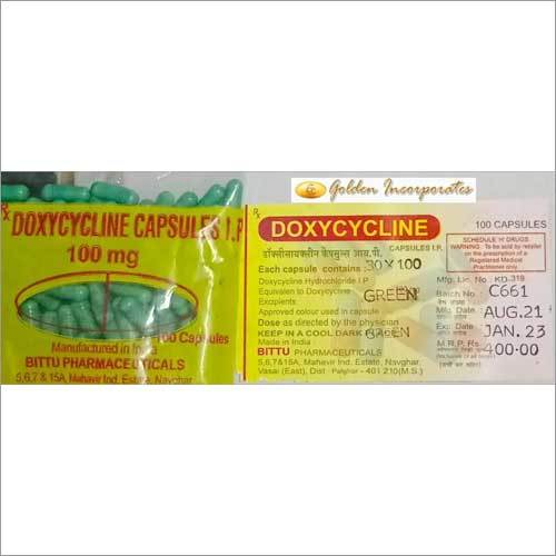 Doxycycline 100 Mg Capsules