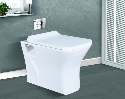 White Concealed Water Closet