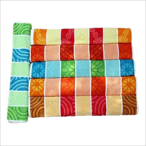 100% Cotton Terry Printed Towel