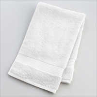 White Cotton Plain Towel