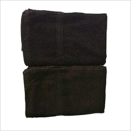 Black Jacquard Towel