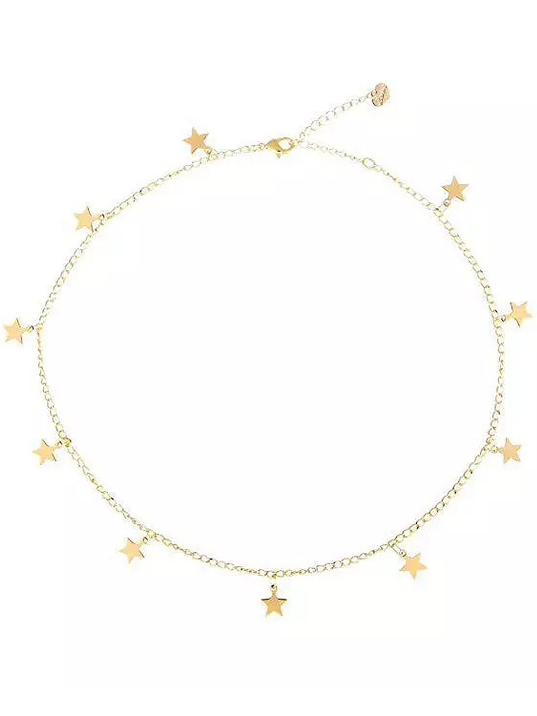 Stunning Gold Plated Stars Pendant Necklace