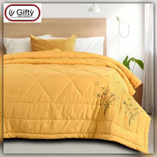 Gifty Bream Super Soft Embroidery Work Comforter Size 230 250 Cm