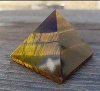 Tiger eye pyramids