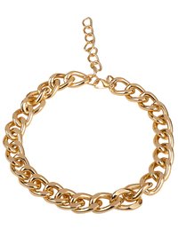 Pretty Gold Plated Touch of Gold Chunky Chain Necklace