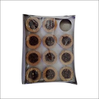 Sambrani Dhoop Pooja Cups - Charcoal Material, 12 Cups per Box, Burning Time 20-25 Minutes, Brown Color, Round Shape, Indian Regional Style | Ideal for Religious Puja Purposes