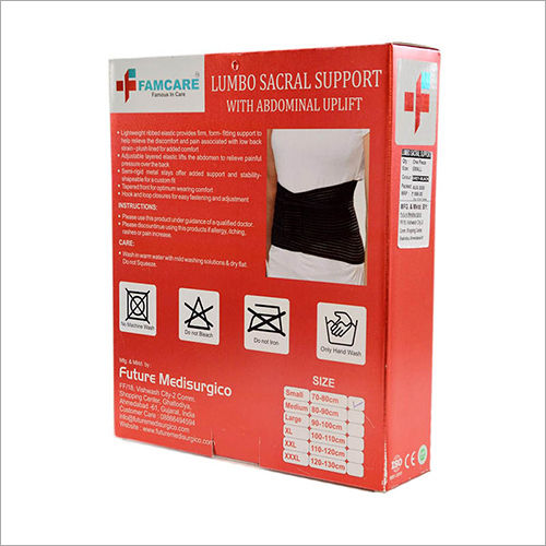 Lumbo Sacral Support With Abdominal Uplift