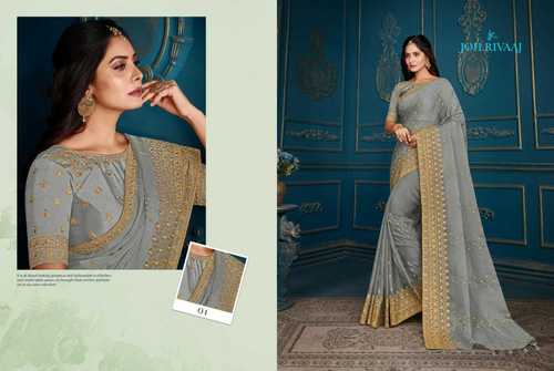 Resham Work saree