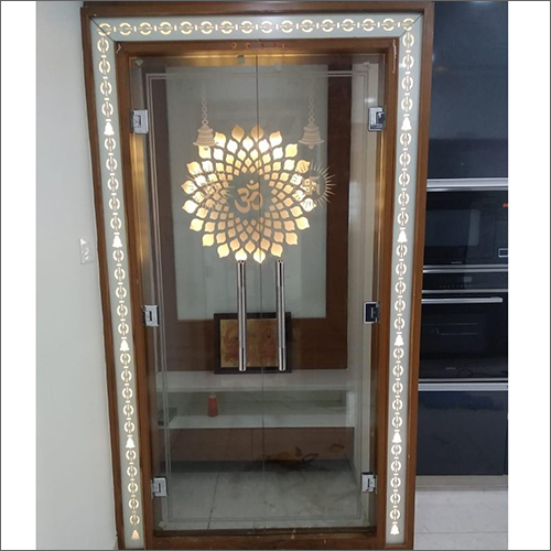 Customized Pooja Glass Doors By SUNRISE GLASS & ALUMINUM PROFILE