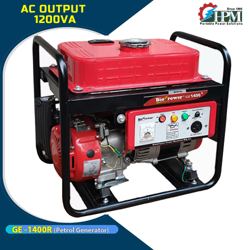 1.2 KVA Petrol Generator Model GE-1400R Recoil Start