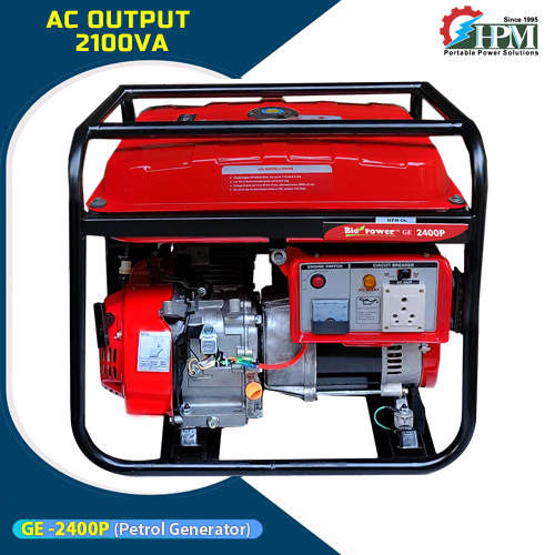 2 KVA Portable Generator Manual Start  Model GE-2400P