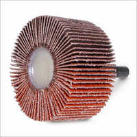 Abrasive Mop Wheel - Aluminum Oxide, Round, Red Color, 12700 Rpm Speed | Soft Grinding For Edges And Welded Seams, Industrial Usage