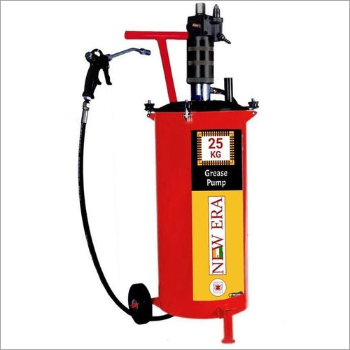 Pneumatic Grease Pump - 25 KG High Pressure, Mild Steel Material for Industrial Usage