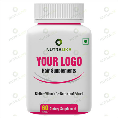 Biotin And Vitamin C Hair Supplement Capsules