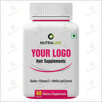 Biotin And Vitamin C Hair Supplement Capsules